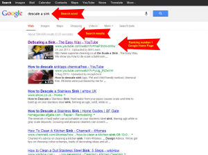 Descale sink Google main #1